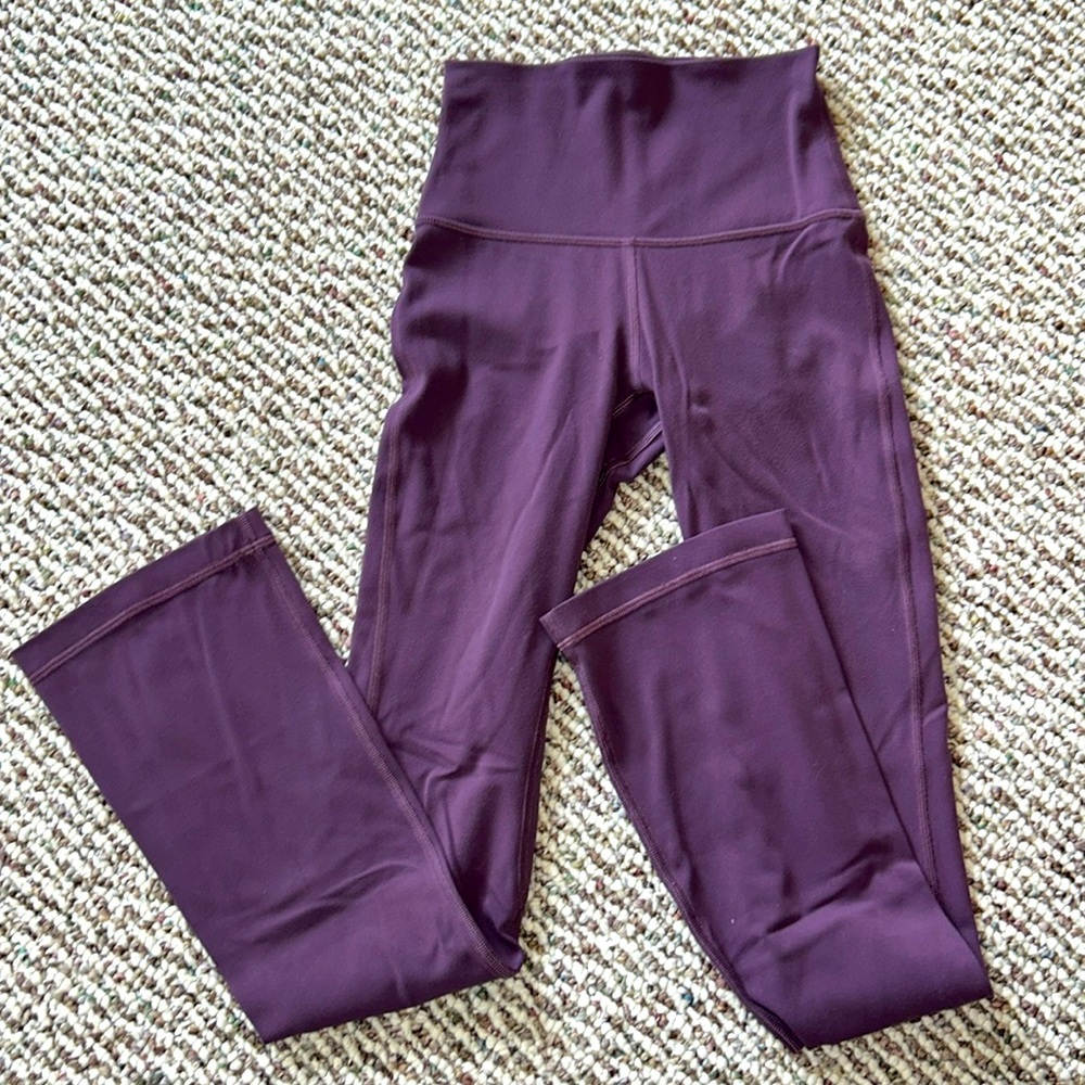 SOLD Purple Lululemon Align Leggings Size 0 Slight Flare